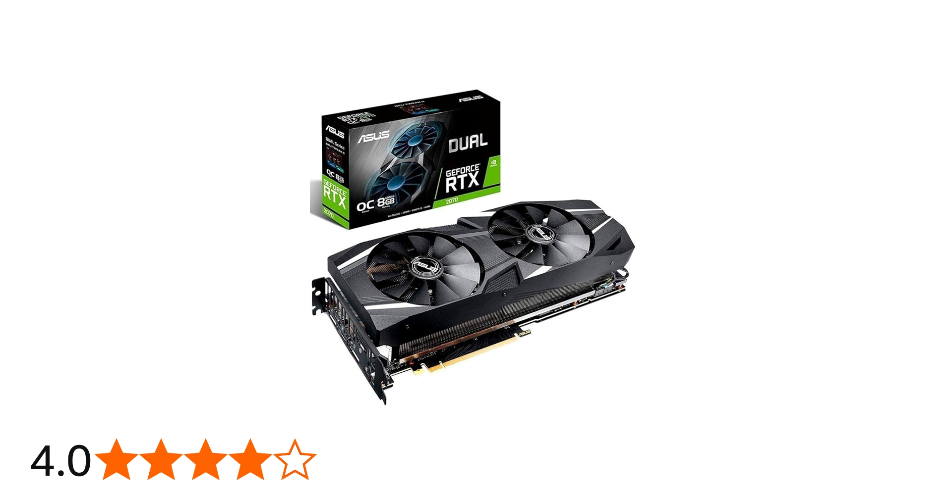 Amazon | ASUS NVIDIA GeForce RTX 2070 搭載 デュアルファンモデル